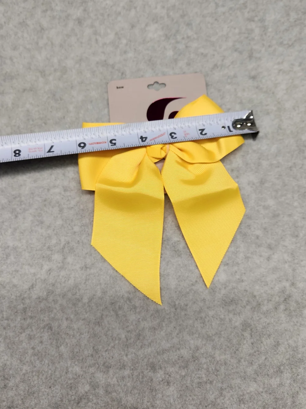 3 Pack-Soffe Yellow Grosgrain Hair Bow